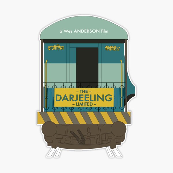 Comedy The Darjeeling Limited Sticker for Sale by sofky