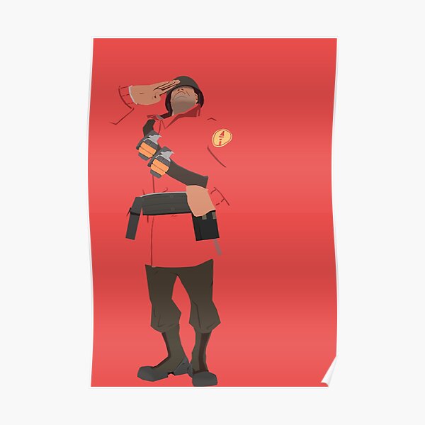 Team Fortress 2 Soldier Poster For Sale By Yoshisaredragon Redbubble 2686