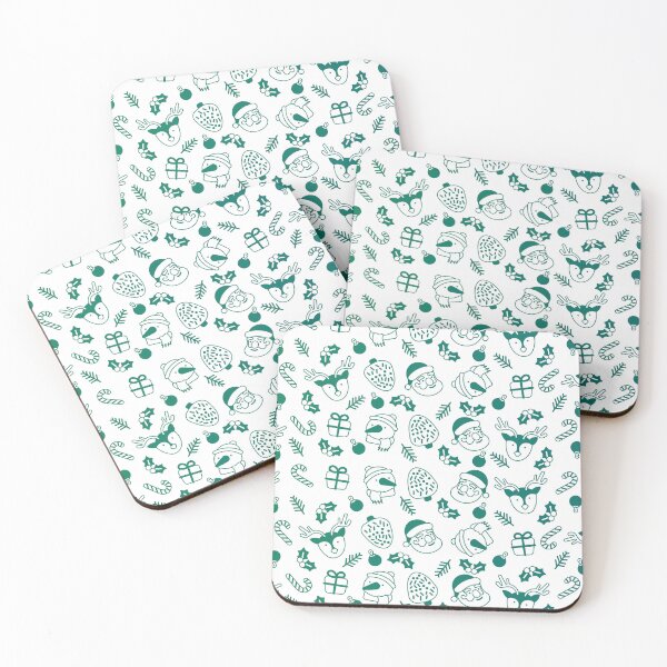 Item preview, Cute Christmas Green Simple Pattern designed and sold by PatternBestFan.