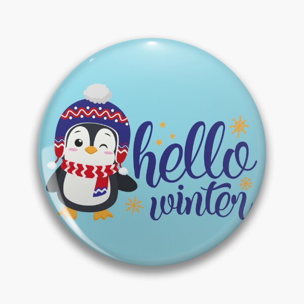 Item preview, Hello Winter - Cute Penguin in Winter Outfit designed and sold by Trinket-Trickster.
