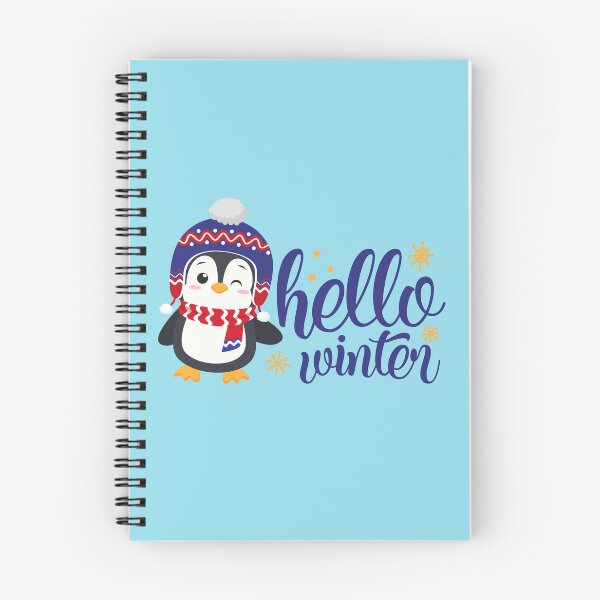 Item preview, Hello Winter - Cute Penguin in Winter Outfit designed and sold by Trinket-Trickster.