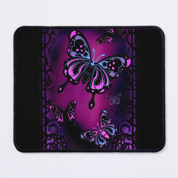 Item preview, Electric butterflies and skulls designed and sold by urspacedesigns.
