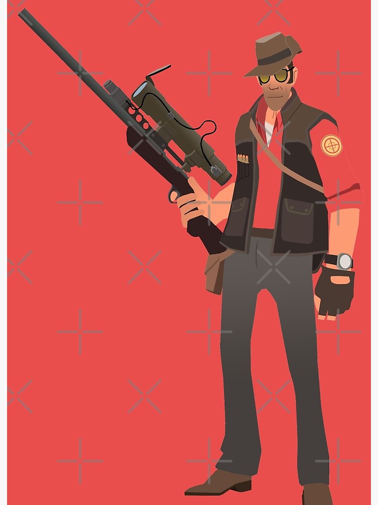 TF2 Red Sniper | Art Board Print