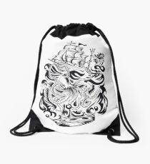 ONE INK TATTOO KRAKEN Drawstring Bag