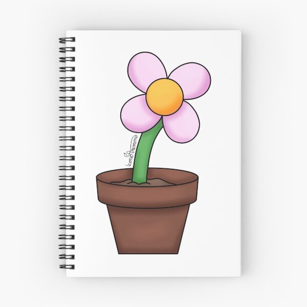 Item preview, Flower in a pot designed and sold by IconicAnemone.