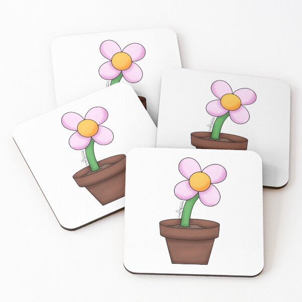 Item preview, Flower in a pot designed and sold by IconicAnemone.