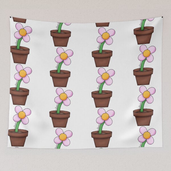 Item preview, Flower in a pot designed and sold by IconicAnemone.