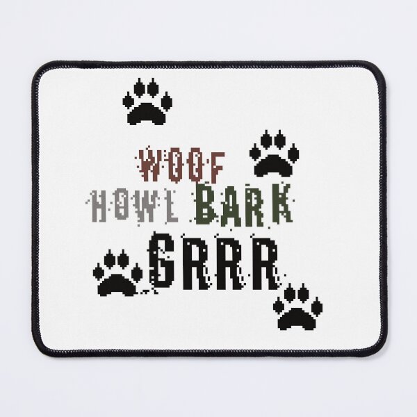 Item preview, Give a dog a woof, bark, howl and a grrr! designed and sold by NatNessie.