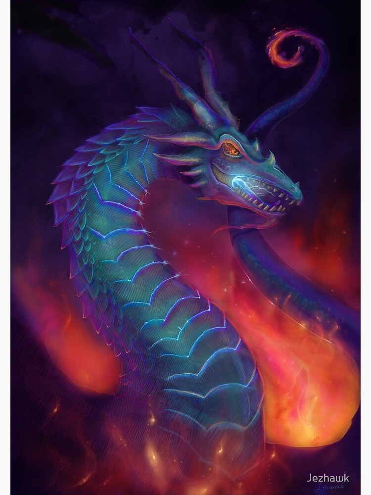 "Lightning Dragon" Photographic Print by Jezhawk Redbubble