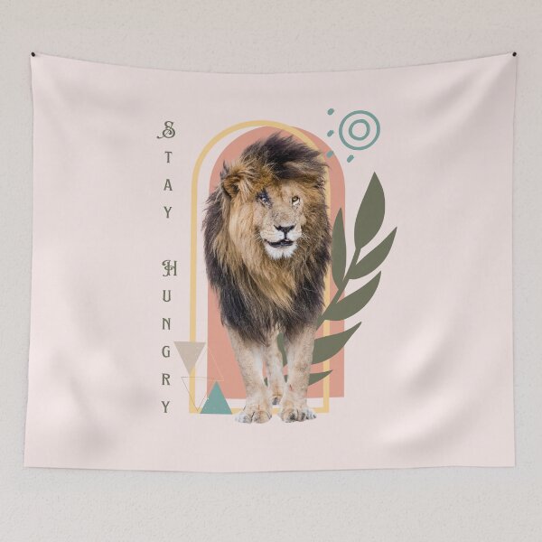 Item preview, Boho Lion Beast Mode, Stay Hungry designed and sold by BohemiWANDERS.