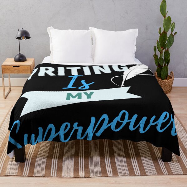 Item preview, writing is my superpower designed and sold by writersstyle.