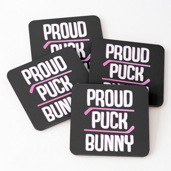 Item preview, Proud Puck Bunny Female Hockey Fan, Player, Wife or Girlfriend Shirt designed and sold by JackCurtis1991.