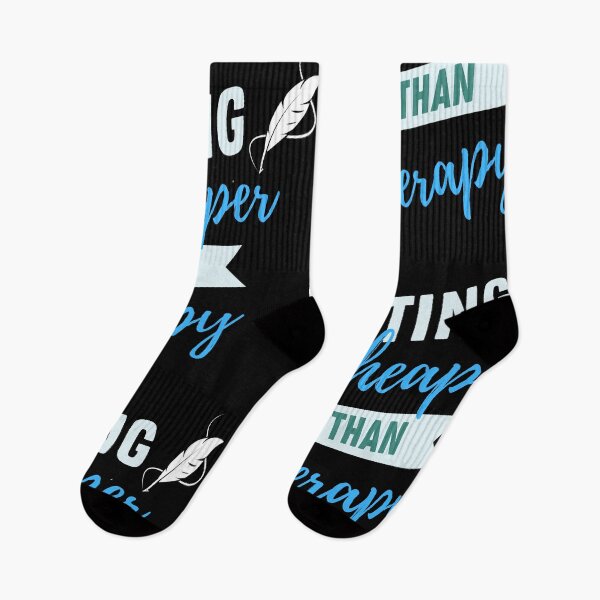 Item preview, Writing is cheaper than therapy designed and sold by writersstyle.