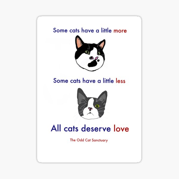 More or Less Sticker