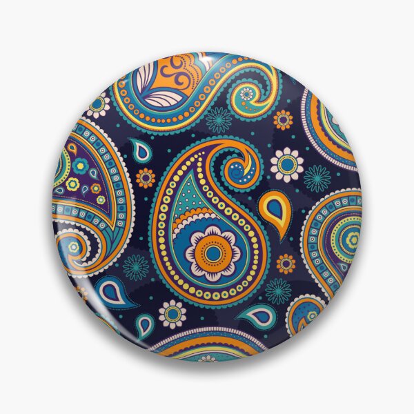 Item preview, Paisley Flower Pattern designed and sold by creativeliberty.