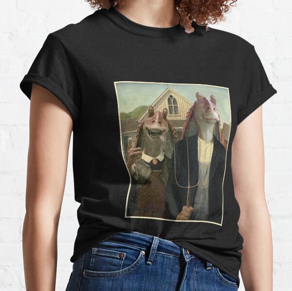 Jar Jar Binks - American Binks : Inspired by Star Wars Classic T-Shirt