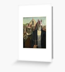 Jar Jar Binks - American Binks : Inspired by Star Wars Greeting Card