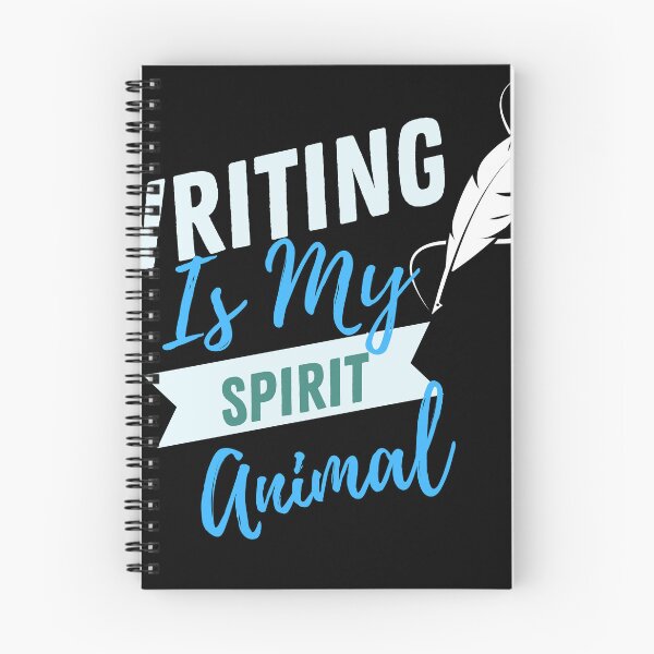 Item preview, writing is my spirit animal designed and sold by writersstyle.
