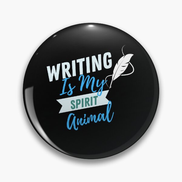 Item preview, writing is my spirit animal designed and sold by writersstyle.