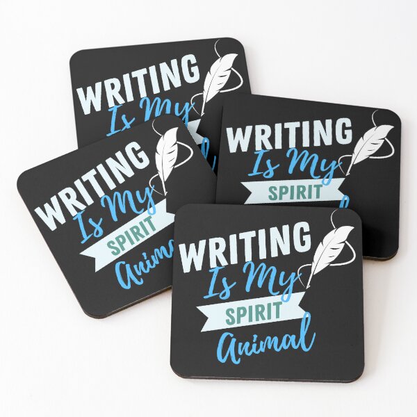 Item preview, writing is my spirit animal designed and sold by writersstyle.