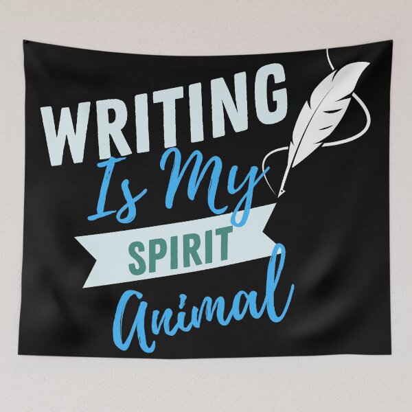 Item preview, writing is my spirit animal designed and sold by writersstyle.