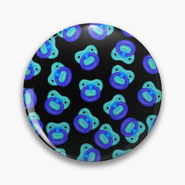 Item preview, Blue Baby Boy Pacifier Pattern designed and sold by Deborah Camp.