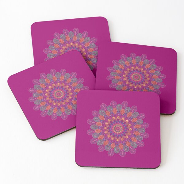 Item preview, Flower dot mandala designed and sold by DomaDoma.