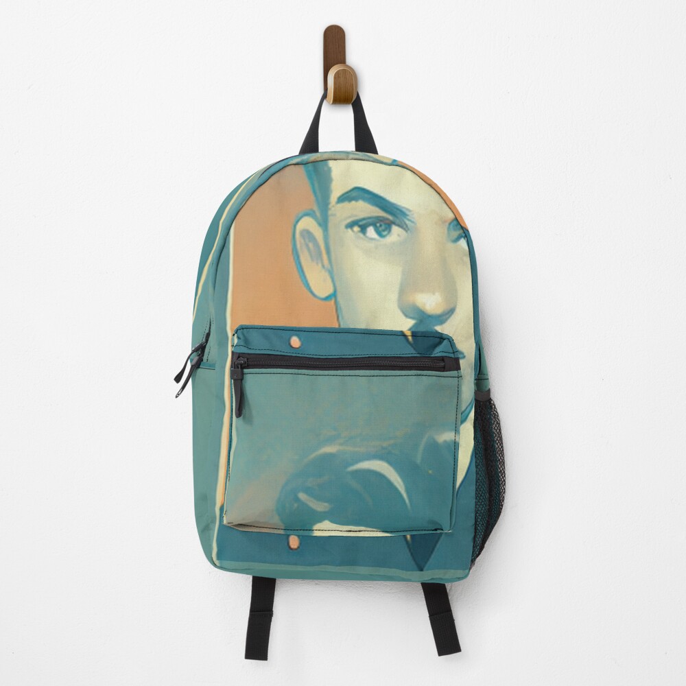 Vista previa del artículo con la obra «Mochila», diseñado y vendido por ComicsFactory.