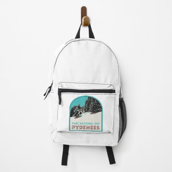 Item preview, Pyrénées national park France, Europe hiking, vintage travel decal, mountain fir trees designed and sold by Lemomo-zoo.