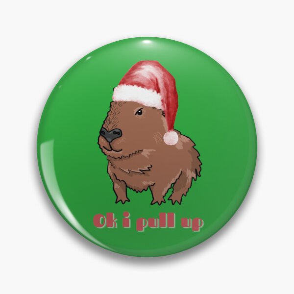 Artikelvorschau, Ok, ich ziehe Capybara Meme Weihnachtsausgabe hoch entworfen und verkauft von RoserinArt.