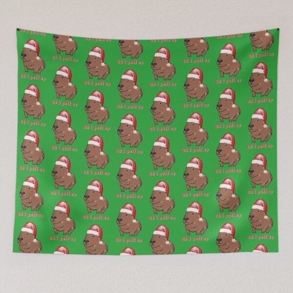 Item preview, Ok I Pull Up Capybara Meme Christmas Edition designed and sold by RoserinArt.