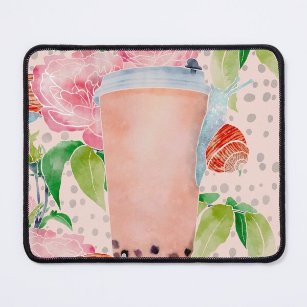 Item preview, Slow Boba Milk Tea Modern Watercolor designed and sold by Valerie Englehart.
