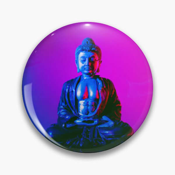 Artikelvorschau, Synthwave-Buddha entworfen und verkauft von EggheadK8.