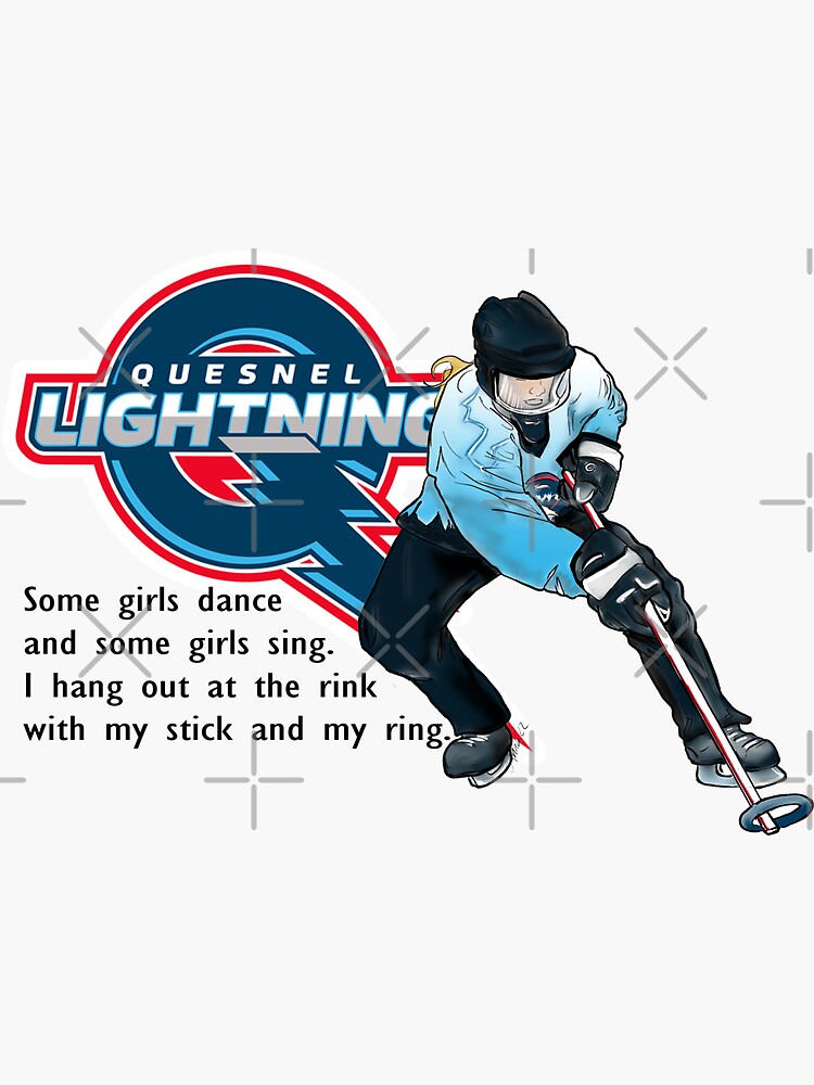 "Quesnel Lightning Girls" Sticker for Sale by LifesAboutJoy Redbubble