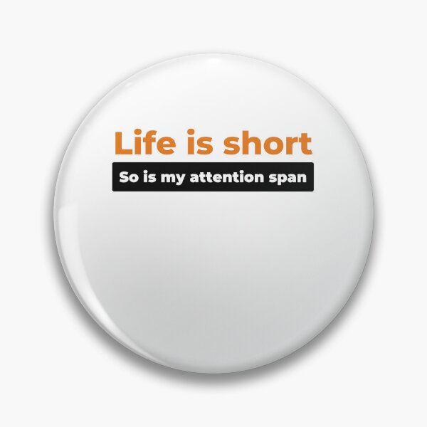 Item preview, ADHD Joke designed and sold by BuraxisQuotes.