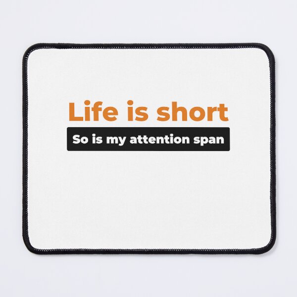 Item preview, ADHD Joke designed and sold by BuraxisQuotes.