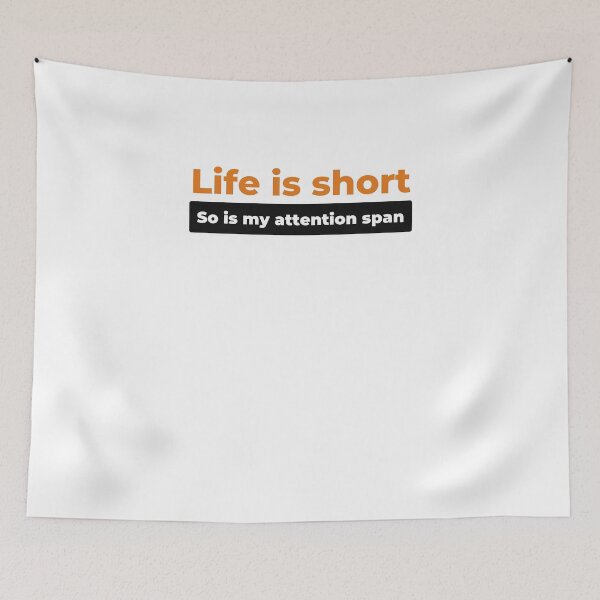 Item preview, ADHD Joke designed and sold by BuraxisQuotes.