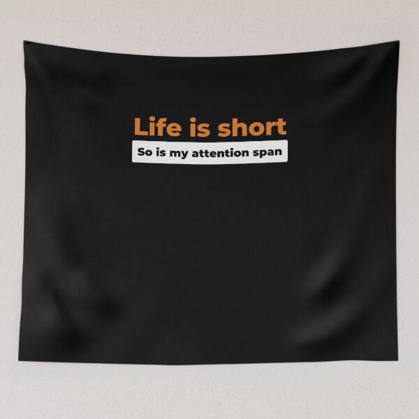 Item preview, ADHD Quote designed and sold by BuraxisQuotes.