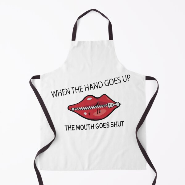 Item preview, when the hand goes up the mouth goes shut designed and sold by artzaka.