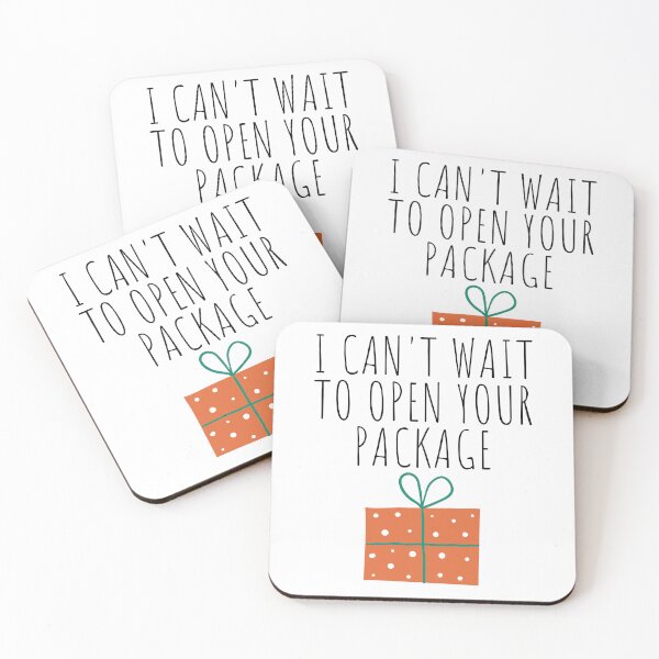 Item preview, Christmas Humor. Rude, Offensive, Inappropriate Christmas Card. I Can't Wait To Open Your Package designed and sold by That Cheeky Tee.