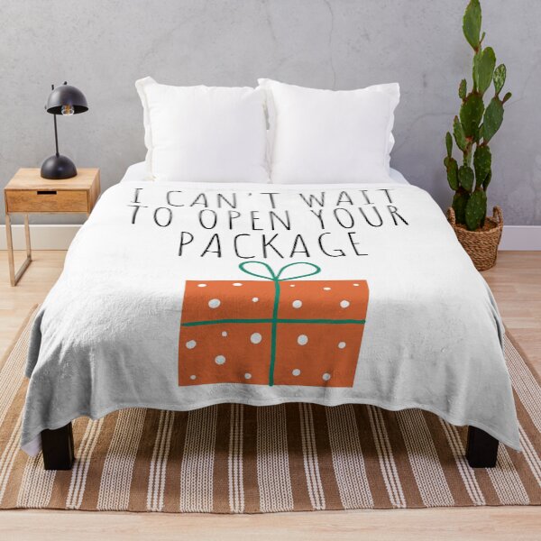 Item preview, Christmas Humor. Rude, Offensive, Inappropriate Christmas Card. I Can't Wait To Open Your Package designed and sold by That Cheeky Tee.