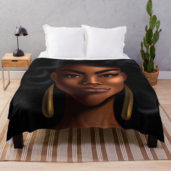 Item preview, Melanin Queen With Big Black Curls designed and sold by Sapphire597.
