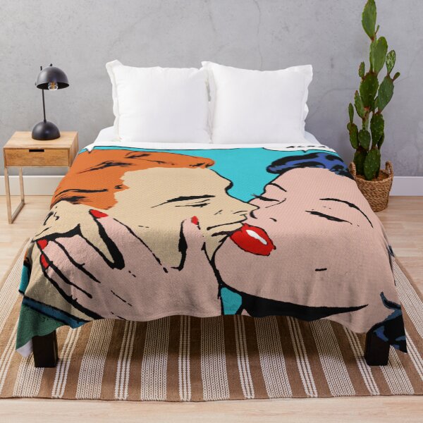 Item preview, Loving and kissing | pop art aesthetics  designed and sold by spinolator.