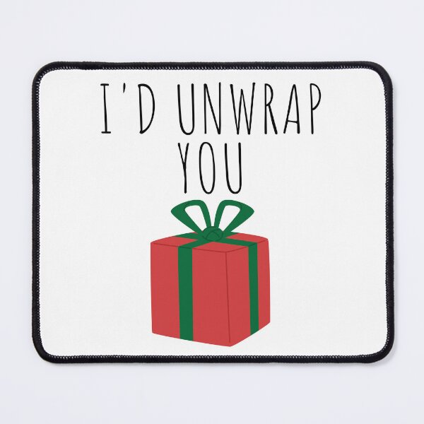 Item preview, Christmas Humor. Rude, Offensive, Inappropriate Christmas Card. I'd Unwrap You designed and sold by That Cheeky Tee.