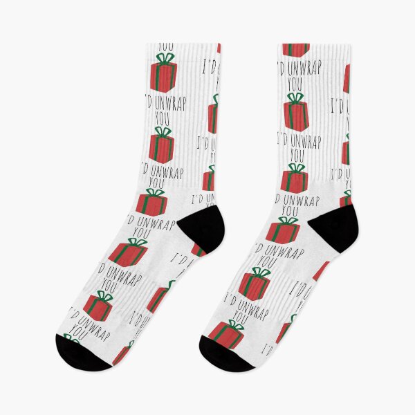 Item preview, Christmas Humor. Rude, Offensive, Inappropriate Christmas Card. I'd Unwrap You designed and sold by That Cheeky Tee.