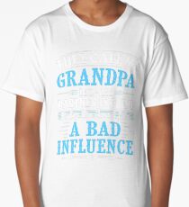 They Call Me Grandpa Because Partner In Crime Funny Long T-Shirt