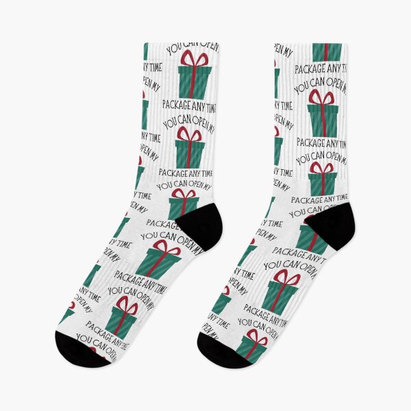 Item preview, Christmas Humor. Rude, Offensive, Inappropriate Christmas Card. You Can Open My Package Any Time designed and sold by That Cheeky Tee.