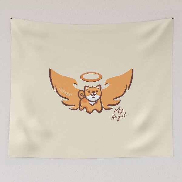Item preview, My Angel Corgi designed and sold by RoserinArt.