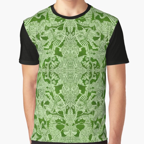 Green Path - Zen Pattern Graphic T-Shirt