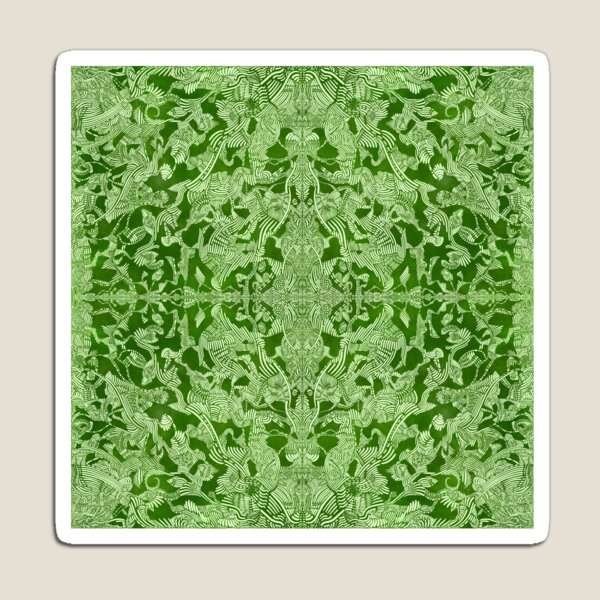 Green Path - Zen Pattern Magnet